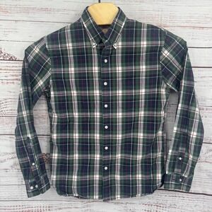 Brooks Brothers Plaid Button Down Shirt Mens Medium Long‎ Sleeve Casual